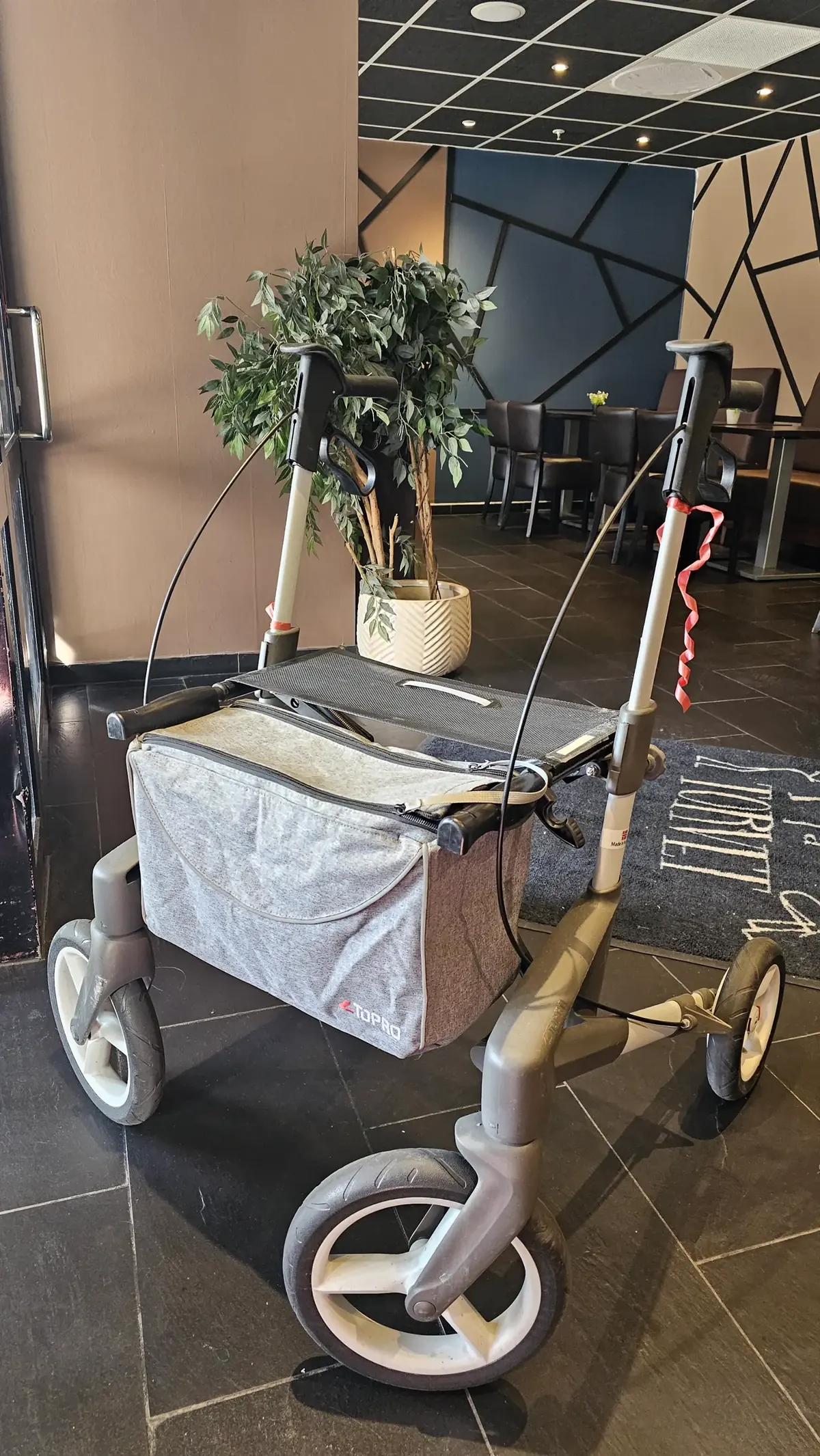 The BHK pilot rollator photographed in Nairobi