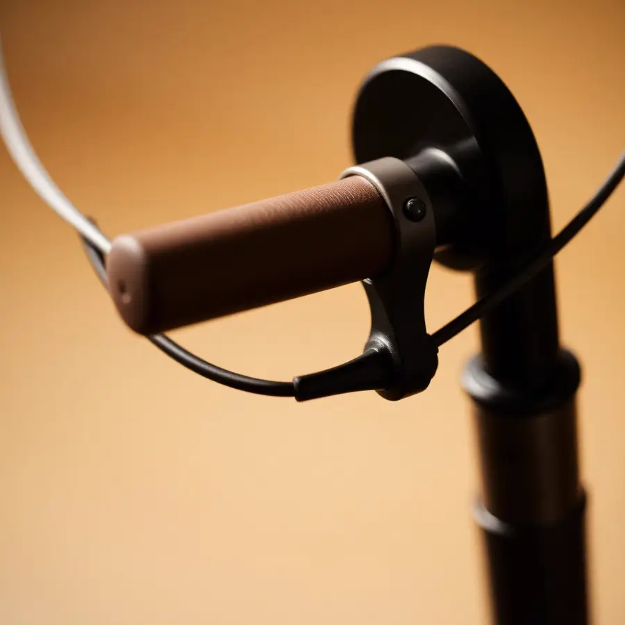 Mechanical cable brake handle — pilot unit.