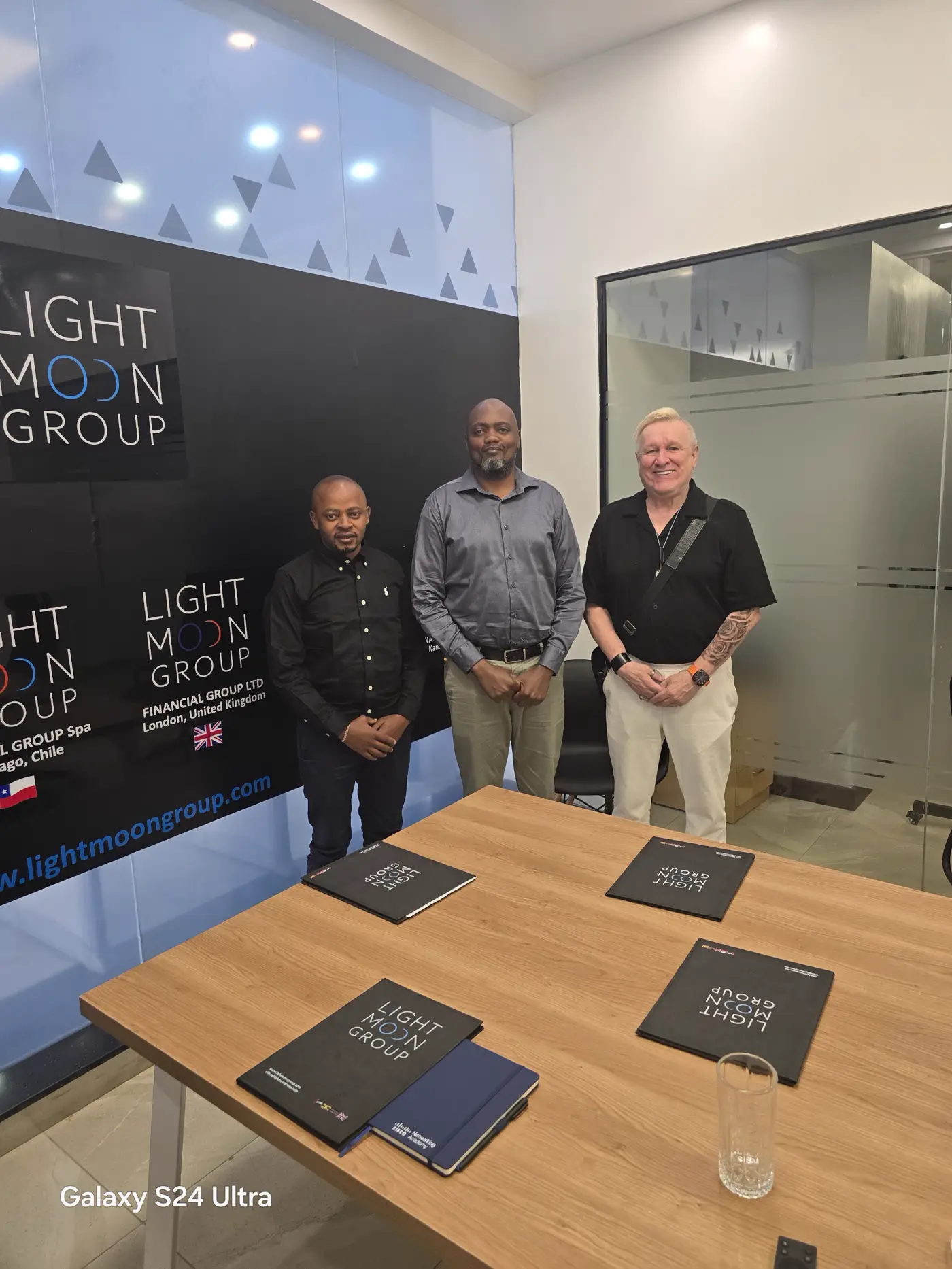 Bjorn Kvakland meeting Kenyan business partners in Nairobi