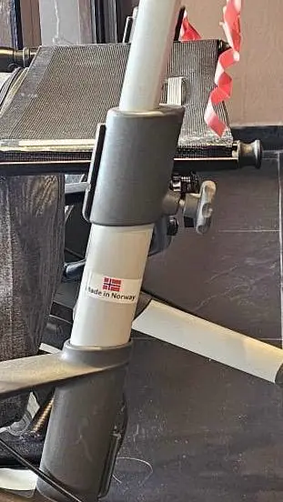 Aluminium frame joint — pilot unit.